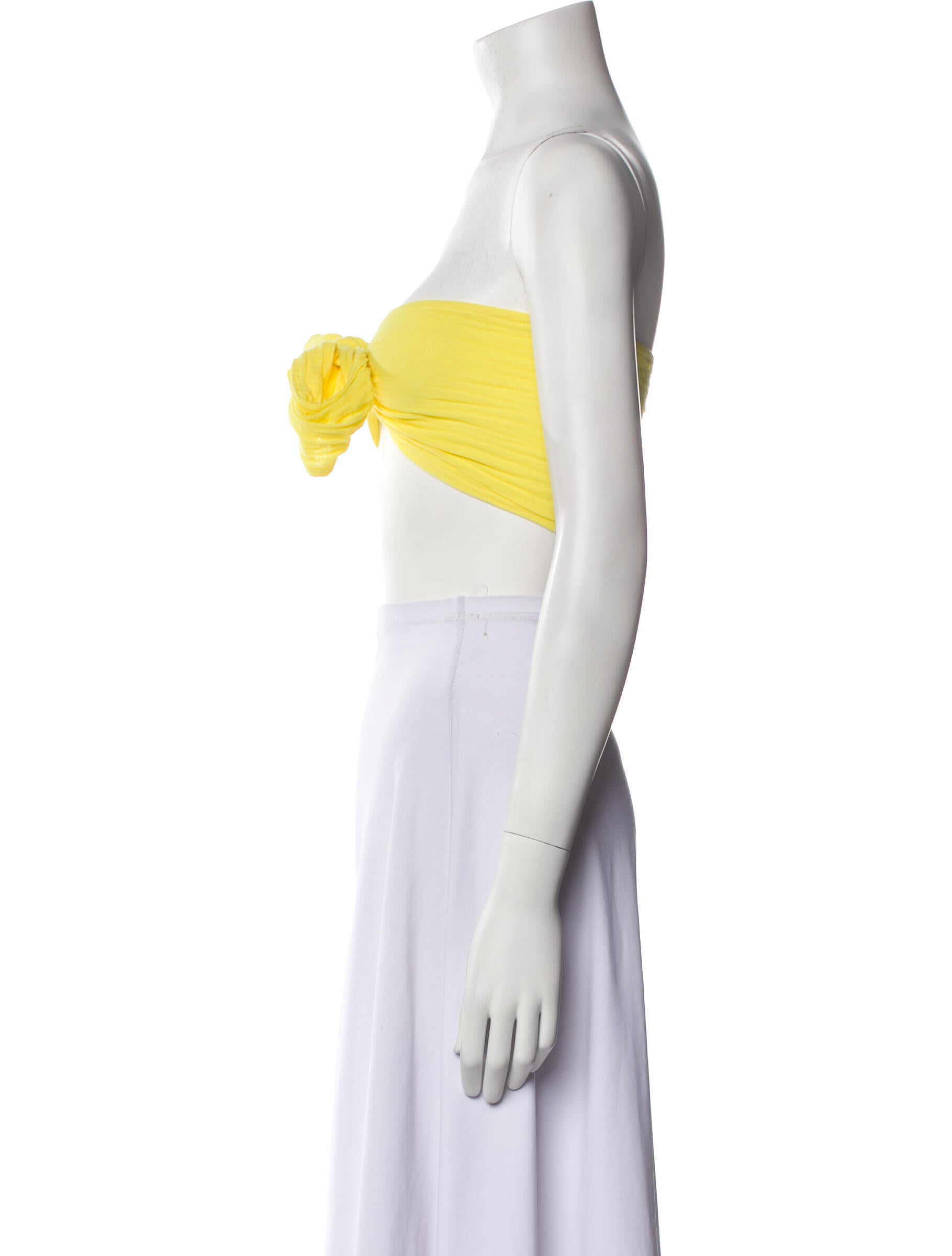 9seed Strapless Crop Top