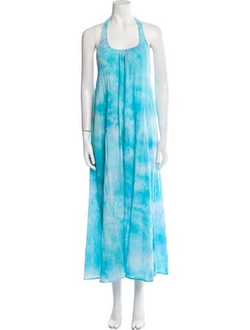 9seed Dresses Tie-Dye Print Long Dress One Size