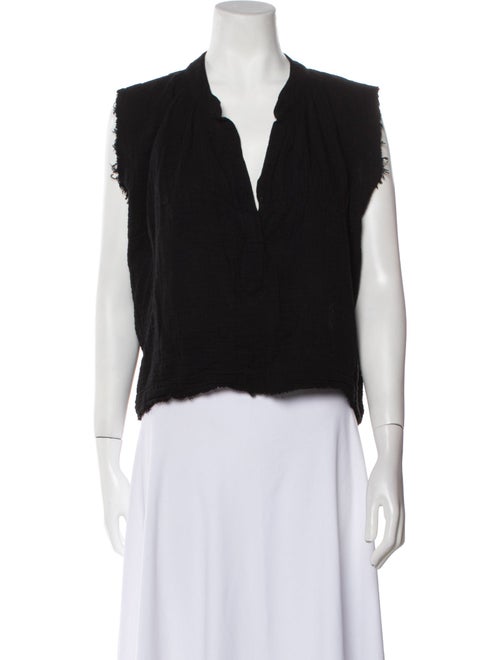 9seed Plunge Neckline Sleeveless Crop Top