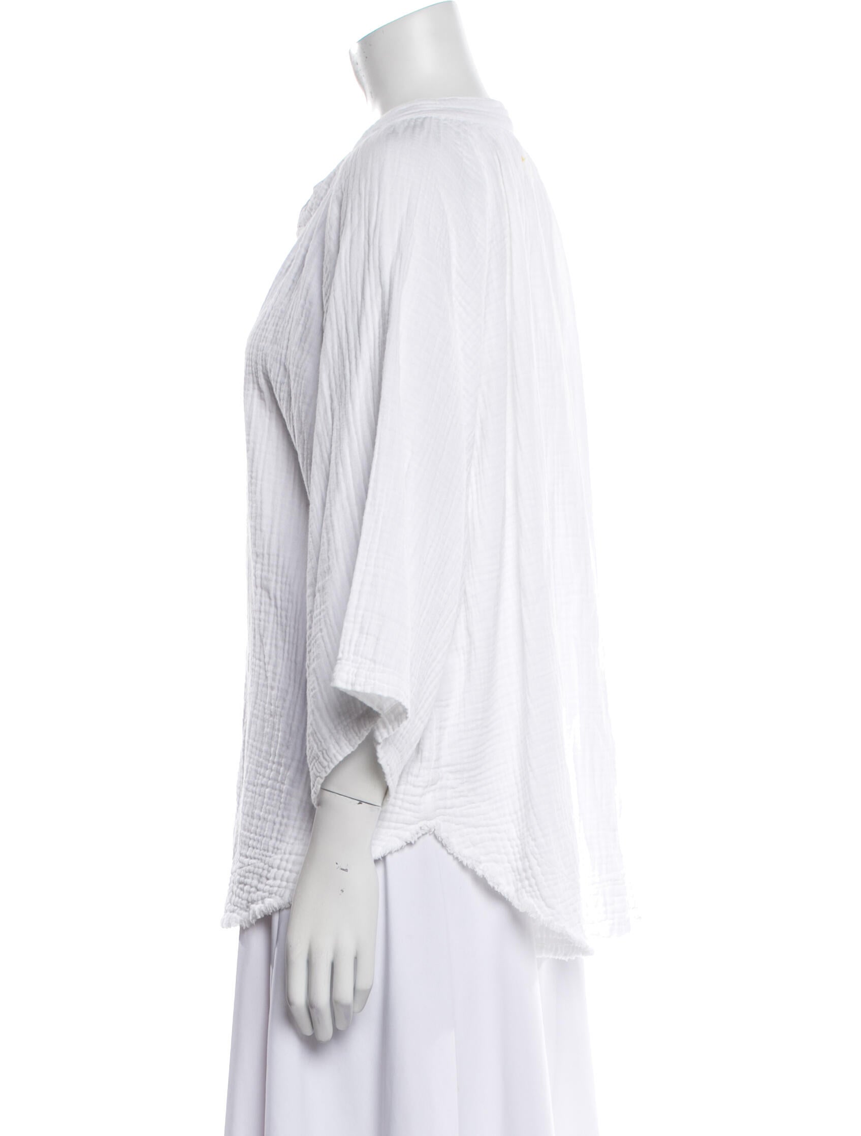 9seed V-Neck Three-Quarter Sleeve Tunic