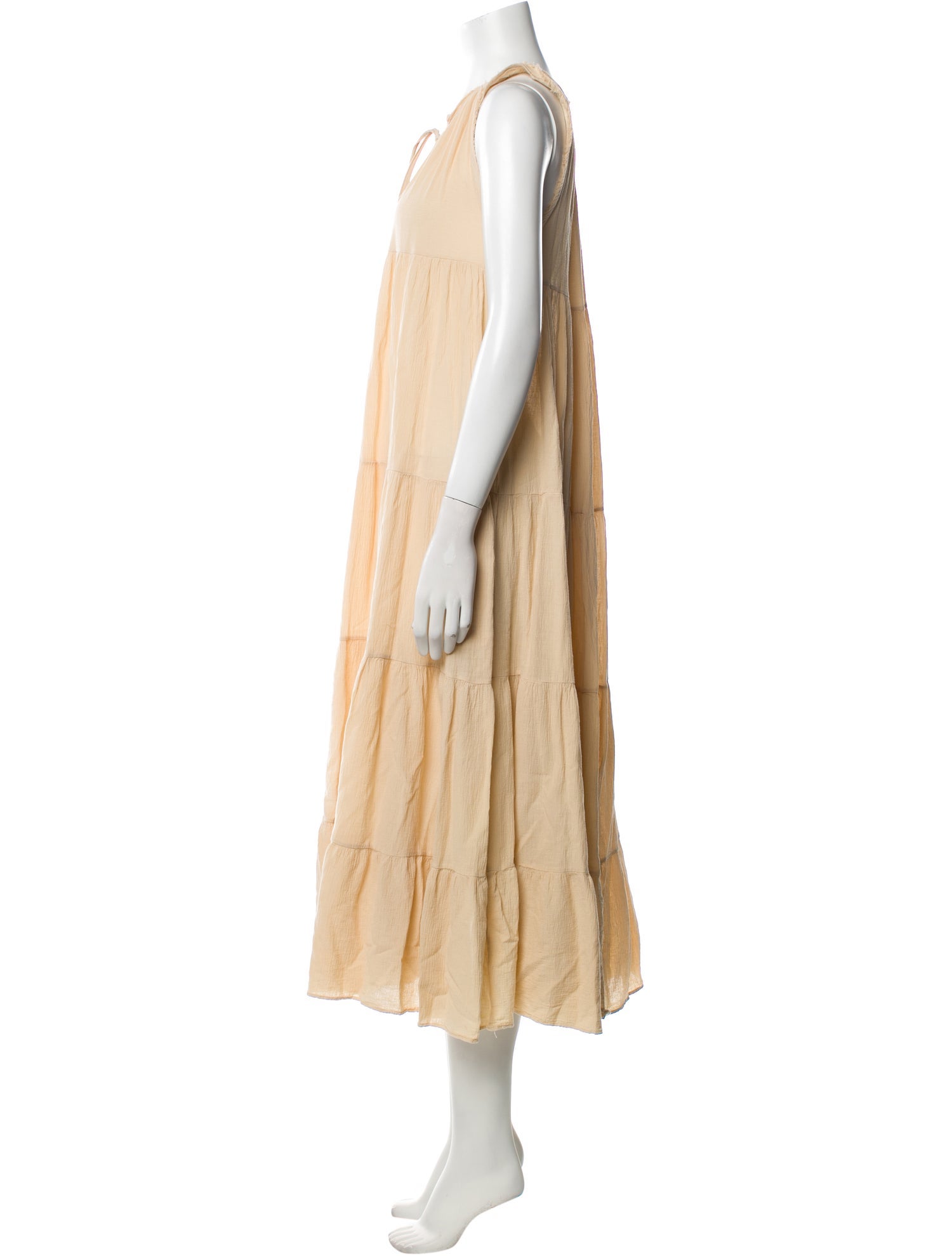 9seed Tie Neck Long Dress