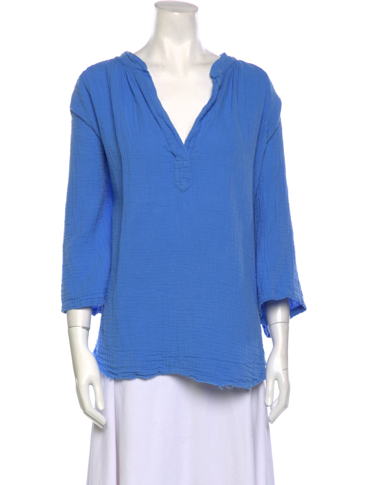 9seed V-Neck Three-Quarter Sleeve Blouse w/ Tags