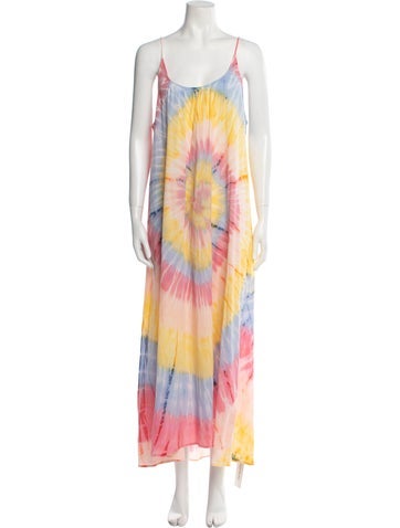 9seed Dresses Tie-Dye Print Long Dress One Size