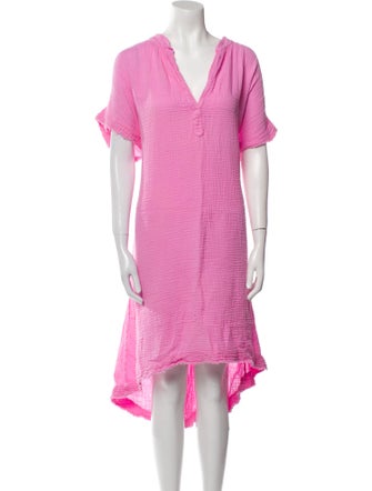 9seed V-Neck Midi Length Dress