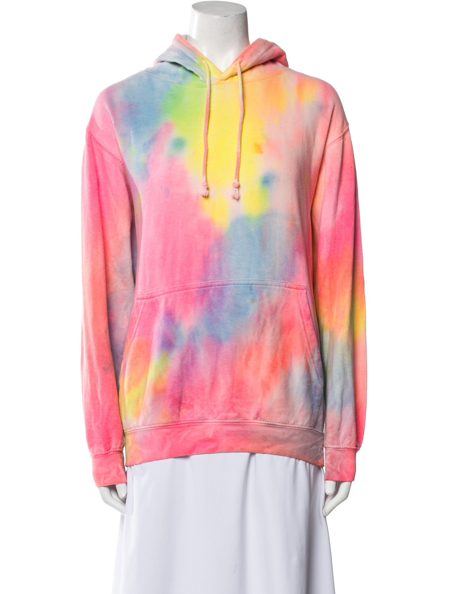 9seed Tie-Dye Print V-Neck Sweatshirt
