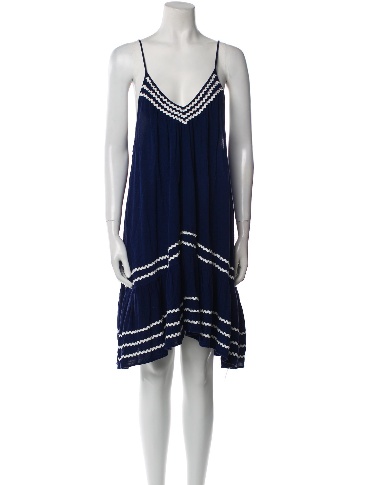 9seed Striped Knee-Length Dress