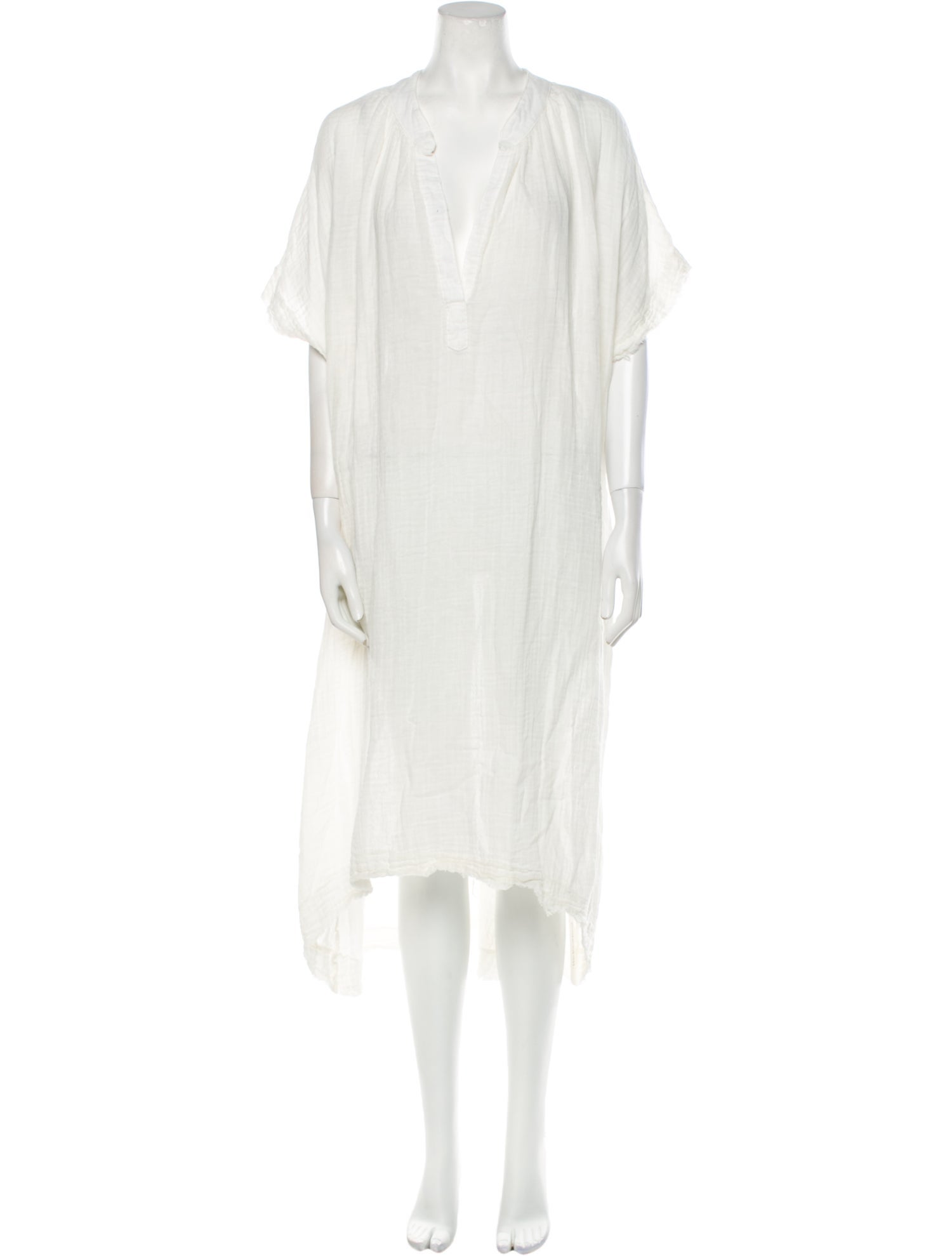 9seed V-Neck Midi Length Dress