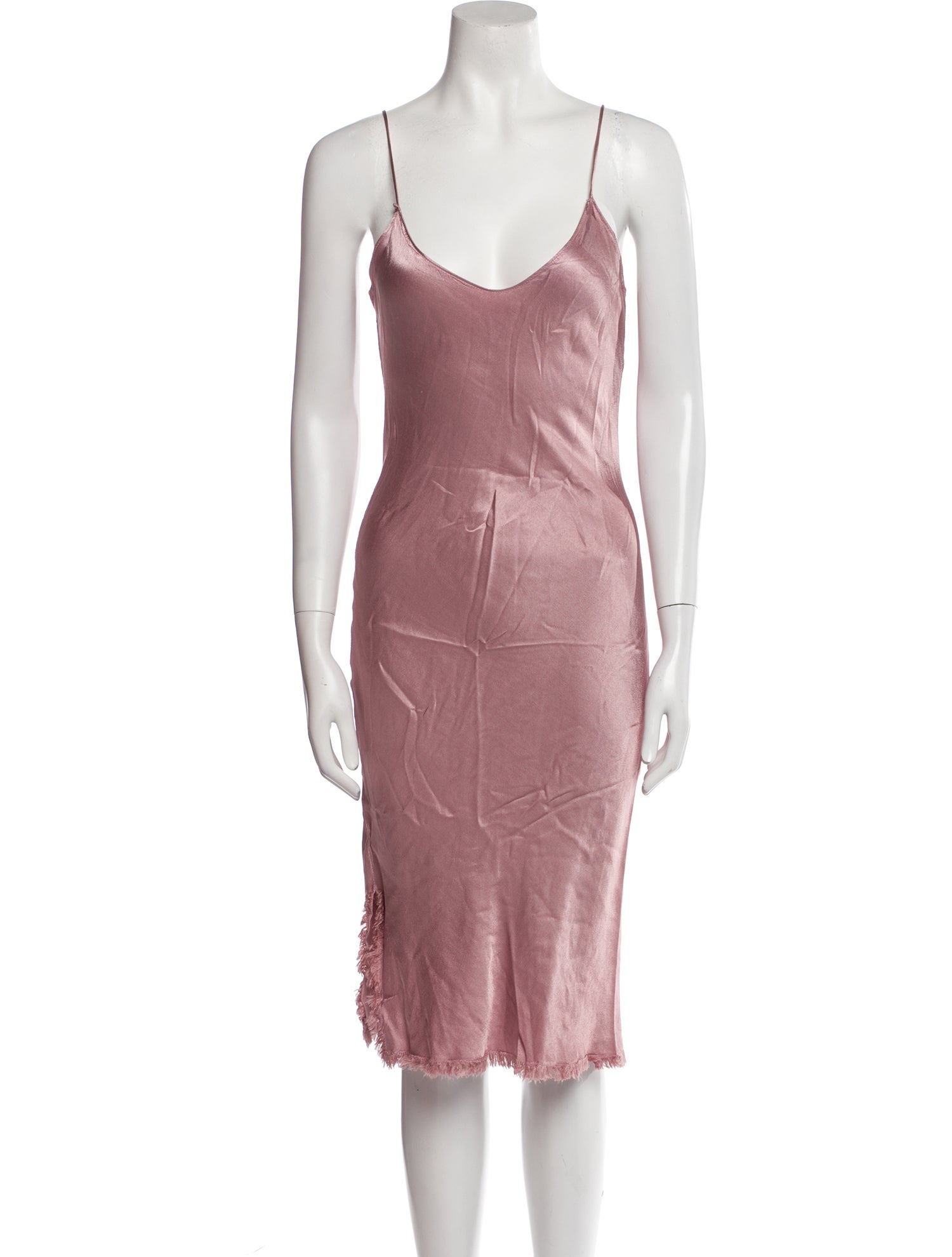 9seed Scoop Neck Midi Length Dress