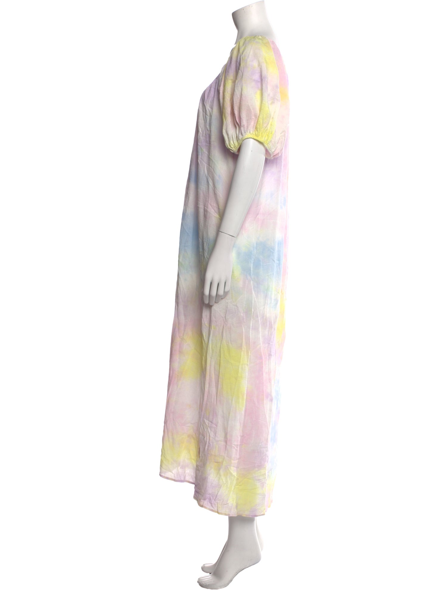 9seed Tie-Dye Print Midi Length Dress