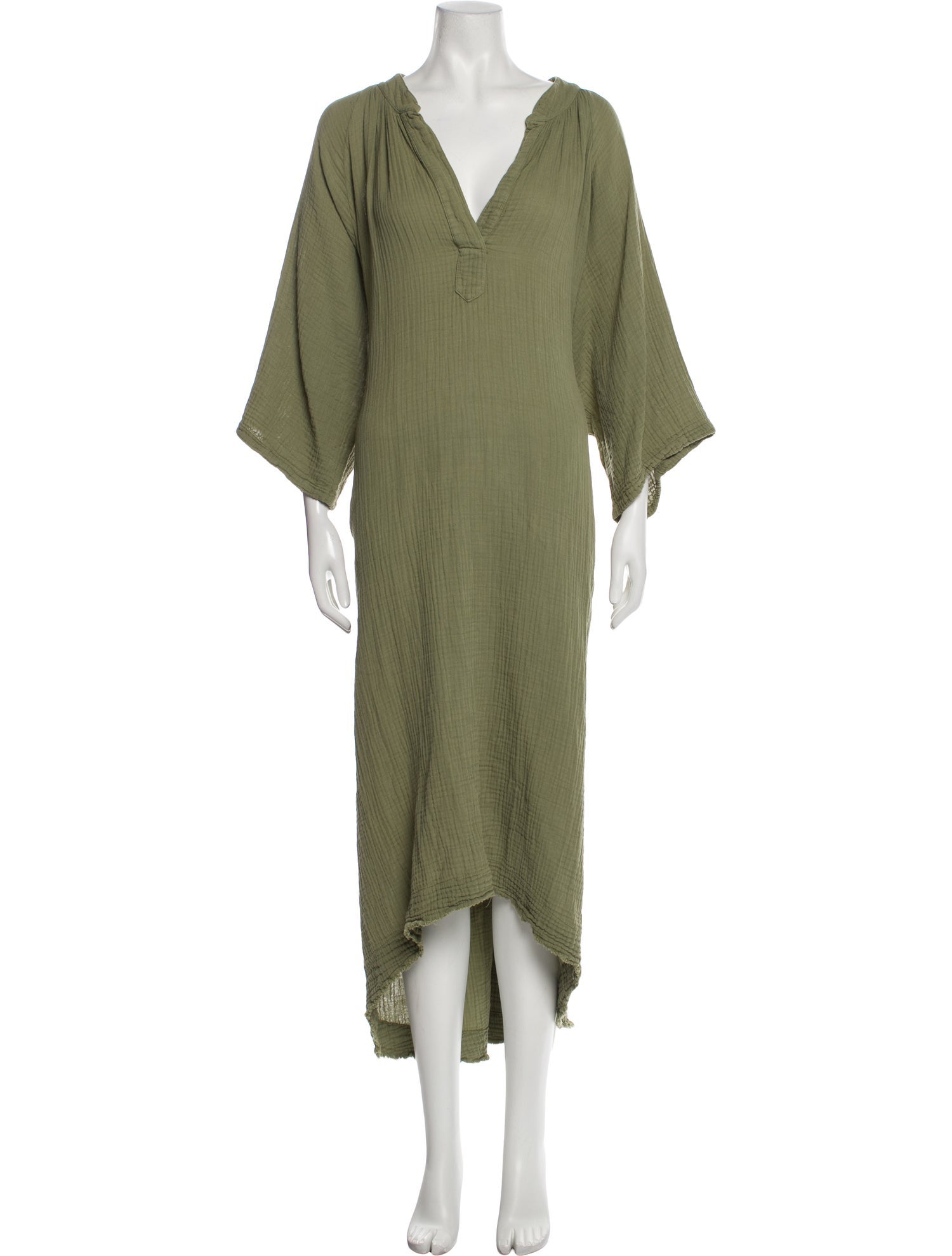 9seed V-Neck Midi Length Dress