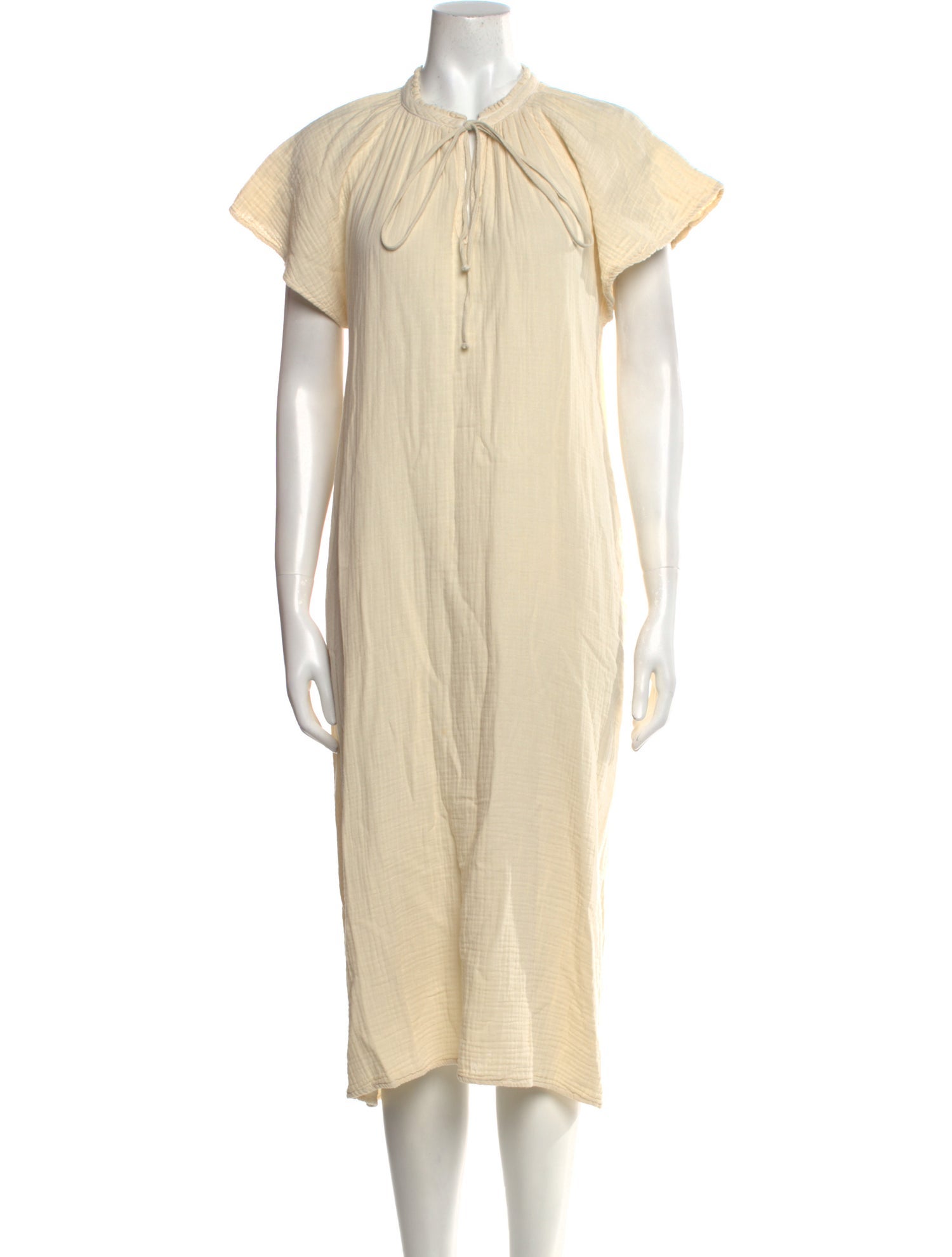 9seed Crew Neck Midi Length Dress