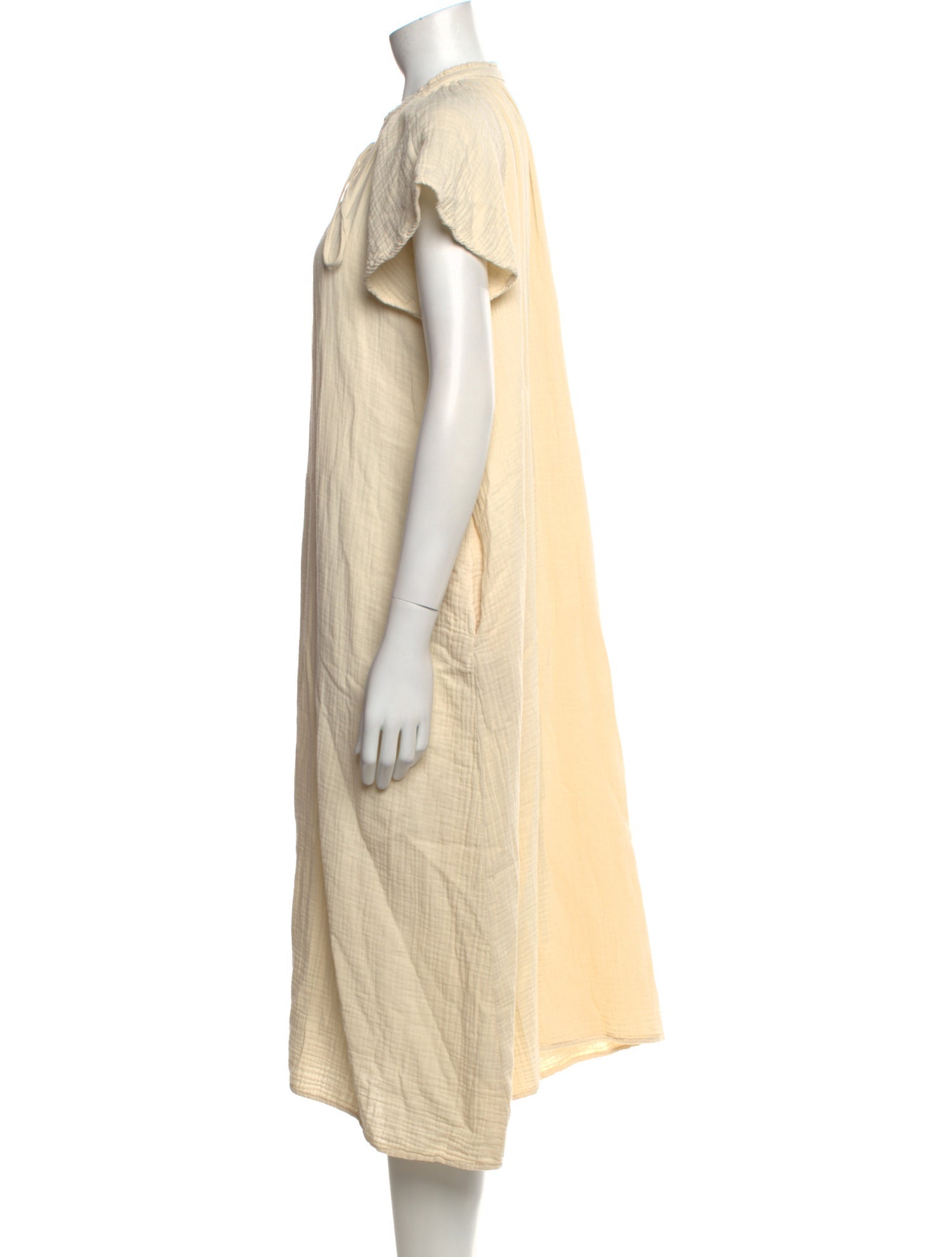 9seed Crew Neck Midi Length Dress