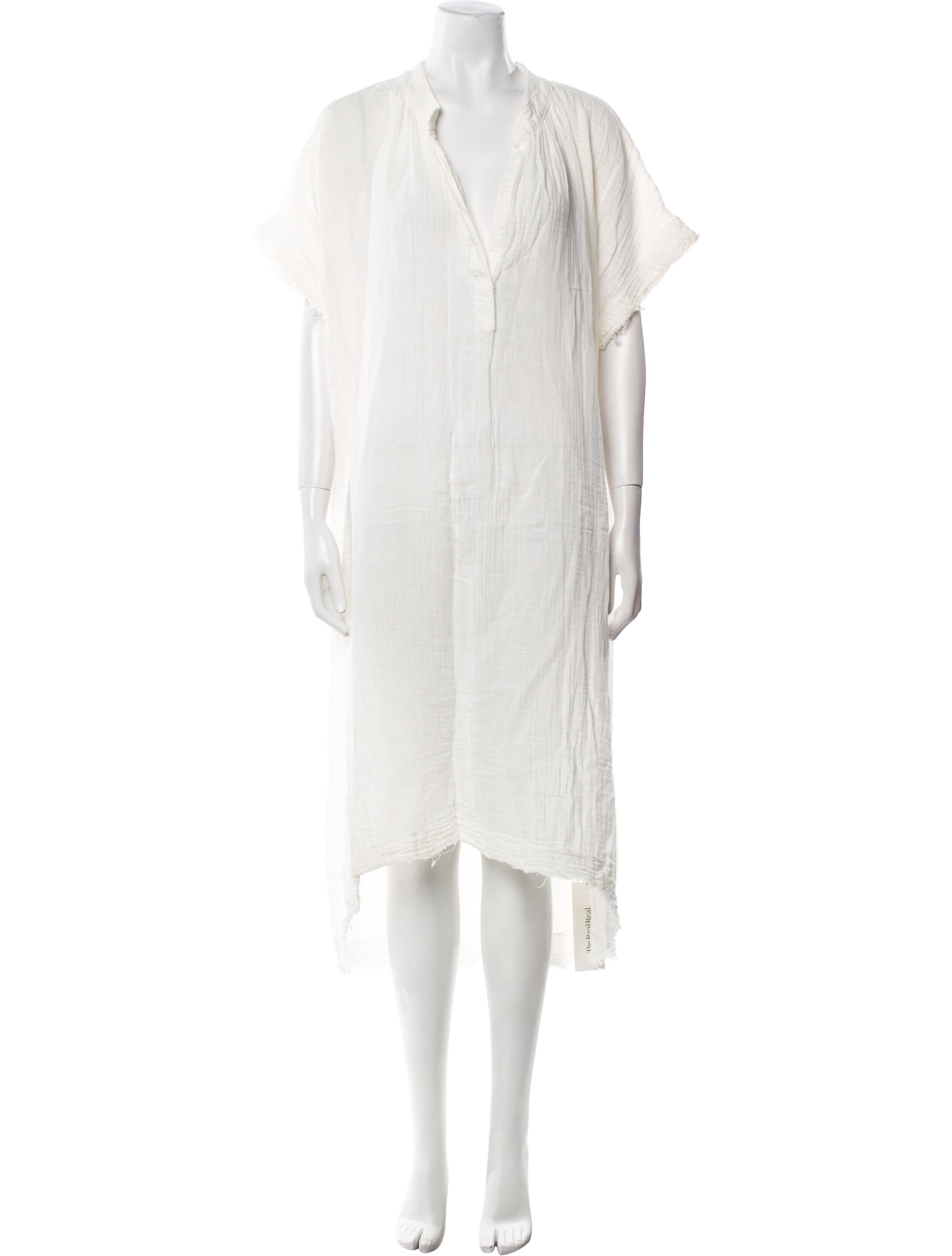 9seed V-Neck Midi Length Dress