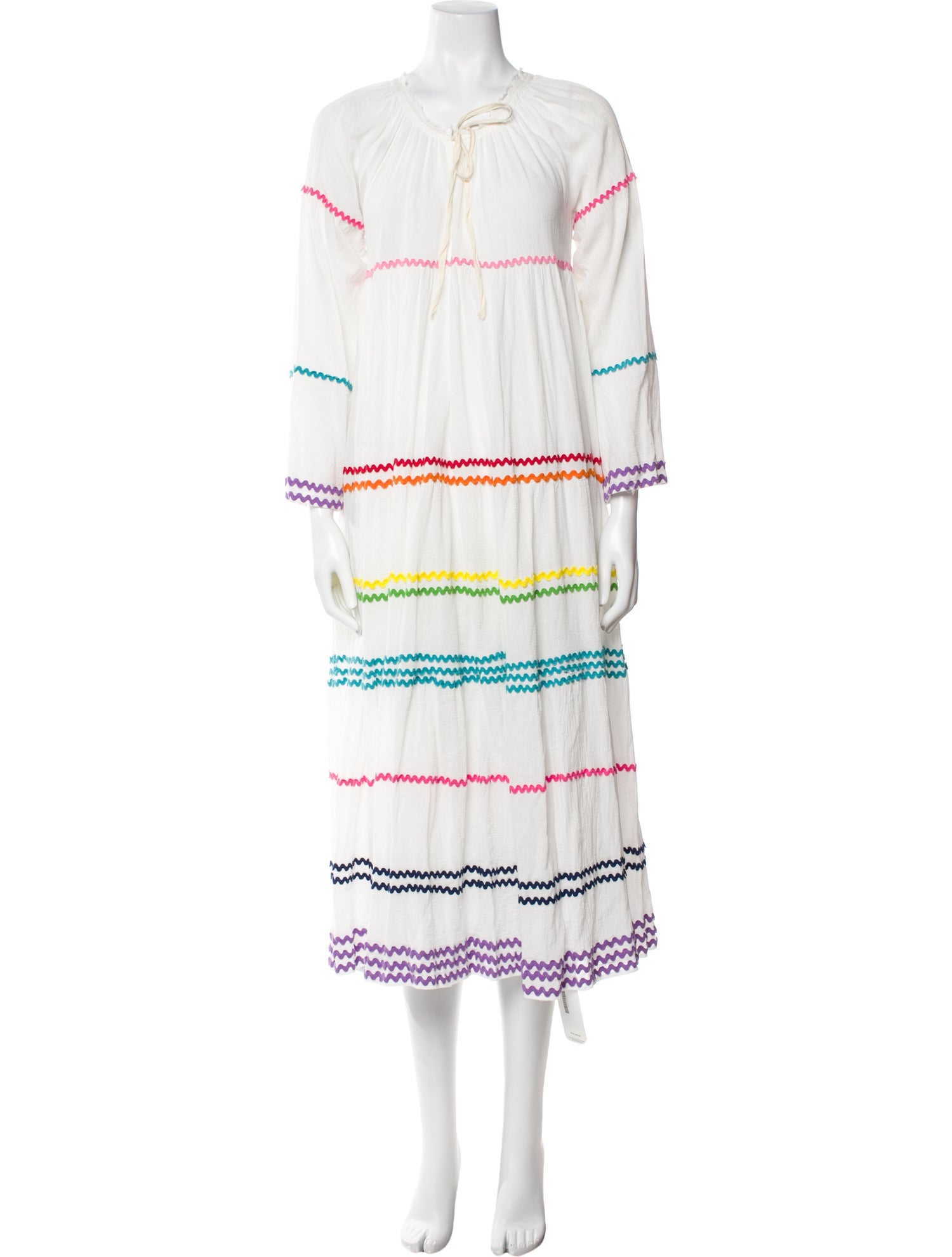 9seed Striped Midi Length Dress