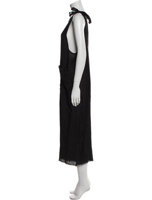 9seed Linen Scoop Neck Jumpsuit