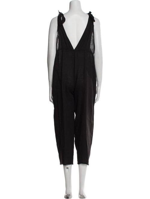 9seed Linen Scoop Neck Jumpsuit