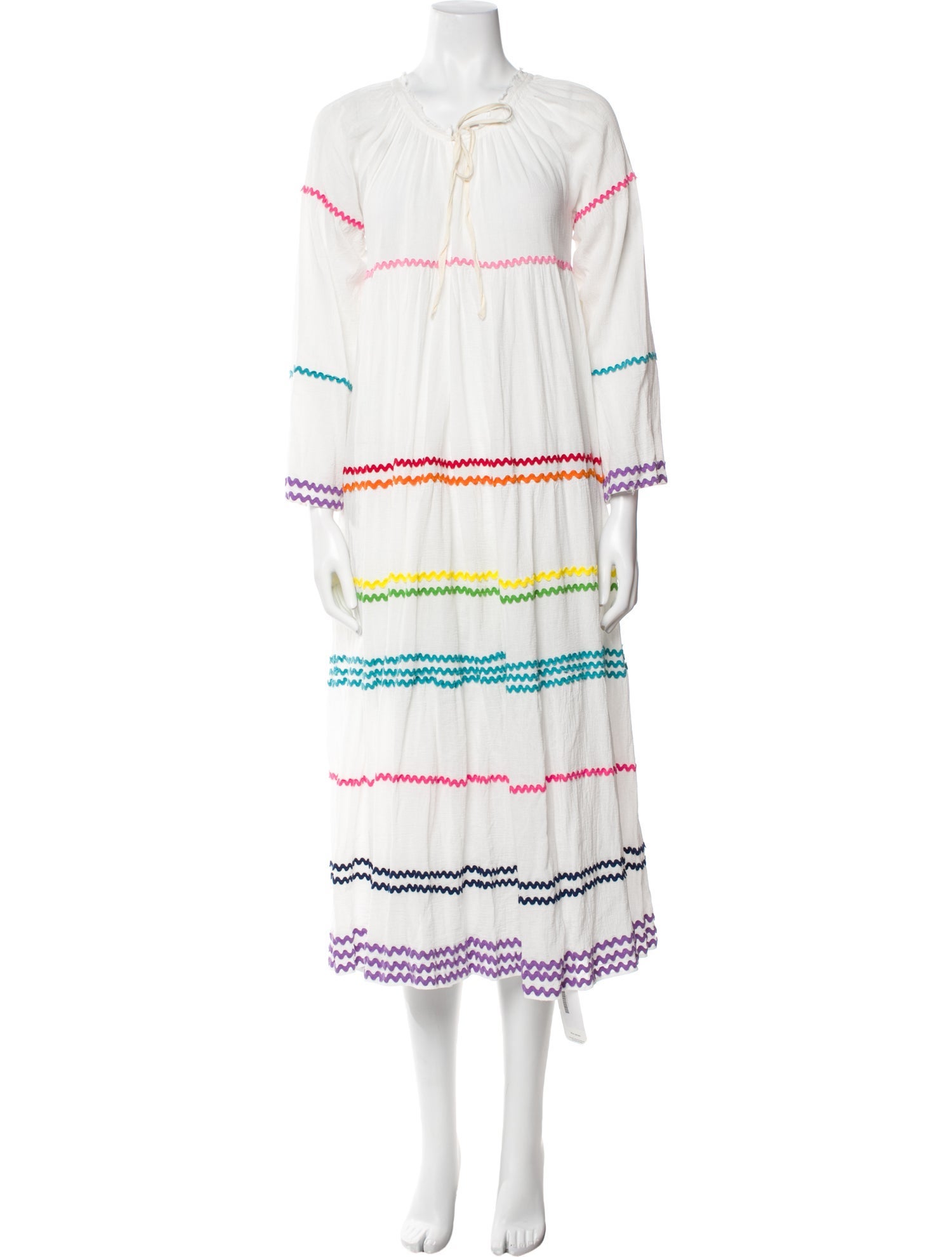9seed Striped Midi Length Dress