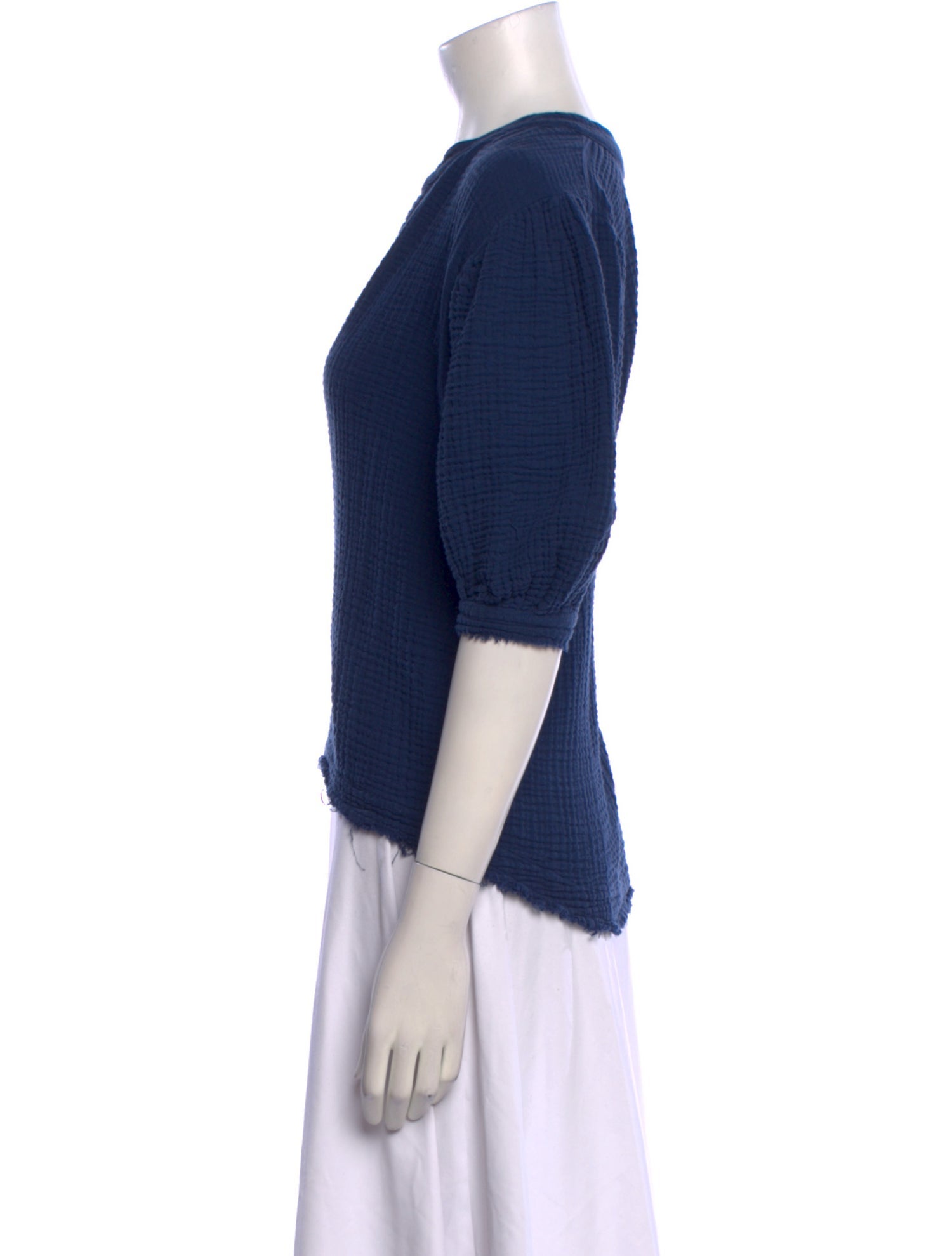 9seed V-Neck Short Sleeve Crop Top