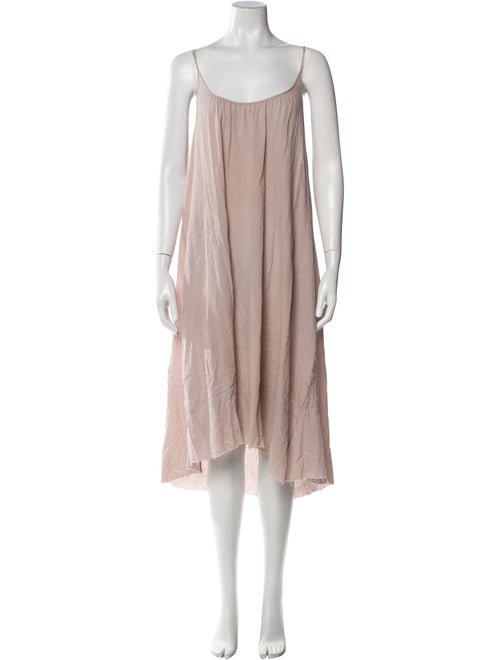 9seed Scoop Neck Midi Length Dress