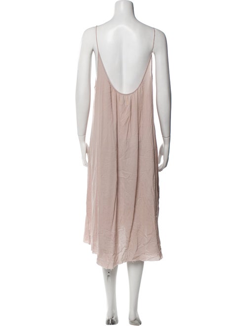 9seed Scoop Neck Midi Length Dress