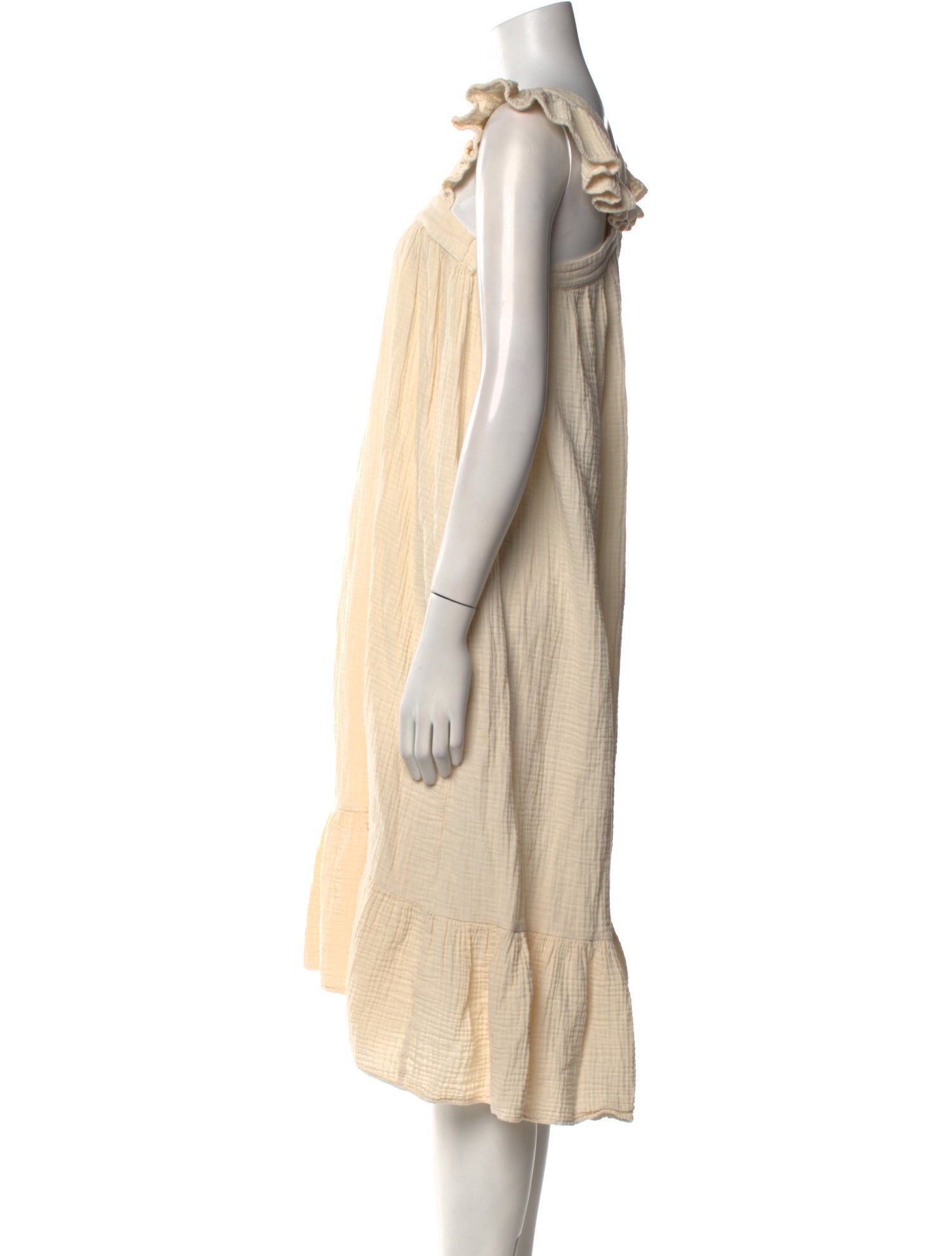 9seed Square Neckline Midi Length Dress