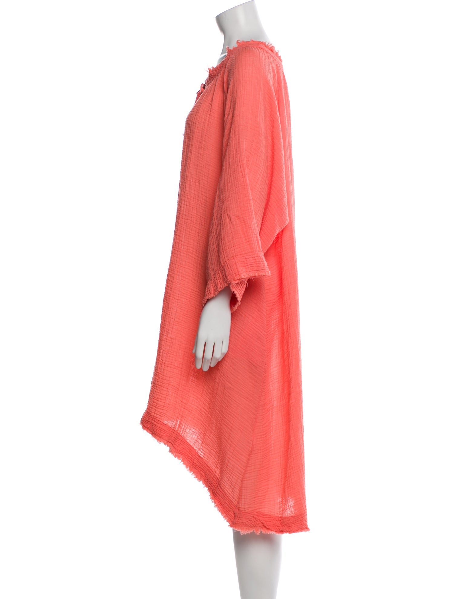 9seed Tie Neck Mini Dress