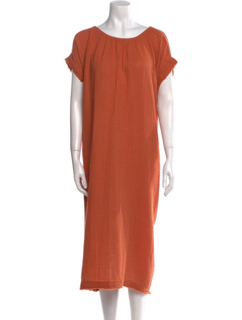 9seed Bateau Neckline Midi Length Dress