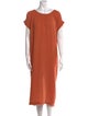 9seed Bateau Neckline Midi Length Dress