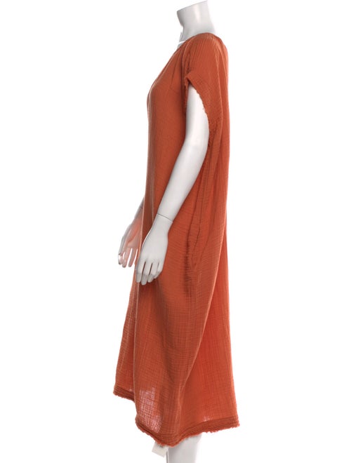 9seed Bateau Neckline Midi Length Dress