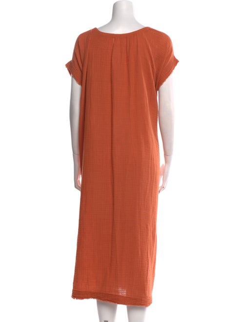 9seed Bateau Neckline Midi Length Dress