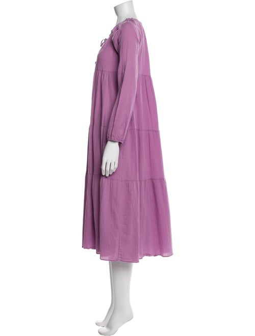 9seed Scoop Neck Midi Length Dress