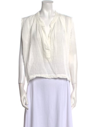 9seed V-Neck Sleeveless Blouse