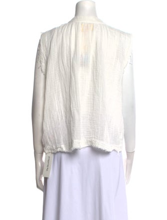 9seed V-Neck Sleeveless Blouse