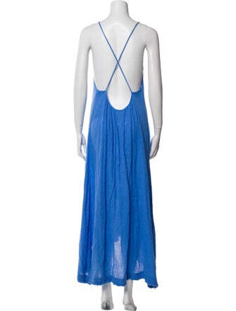 9seed Scoop Neck Long Dress