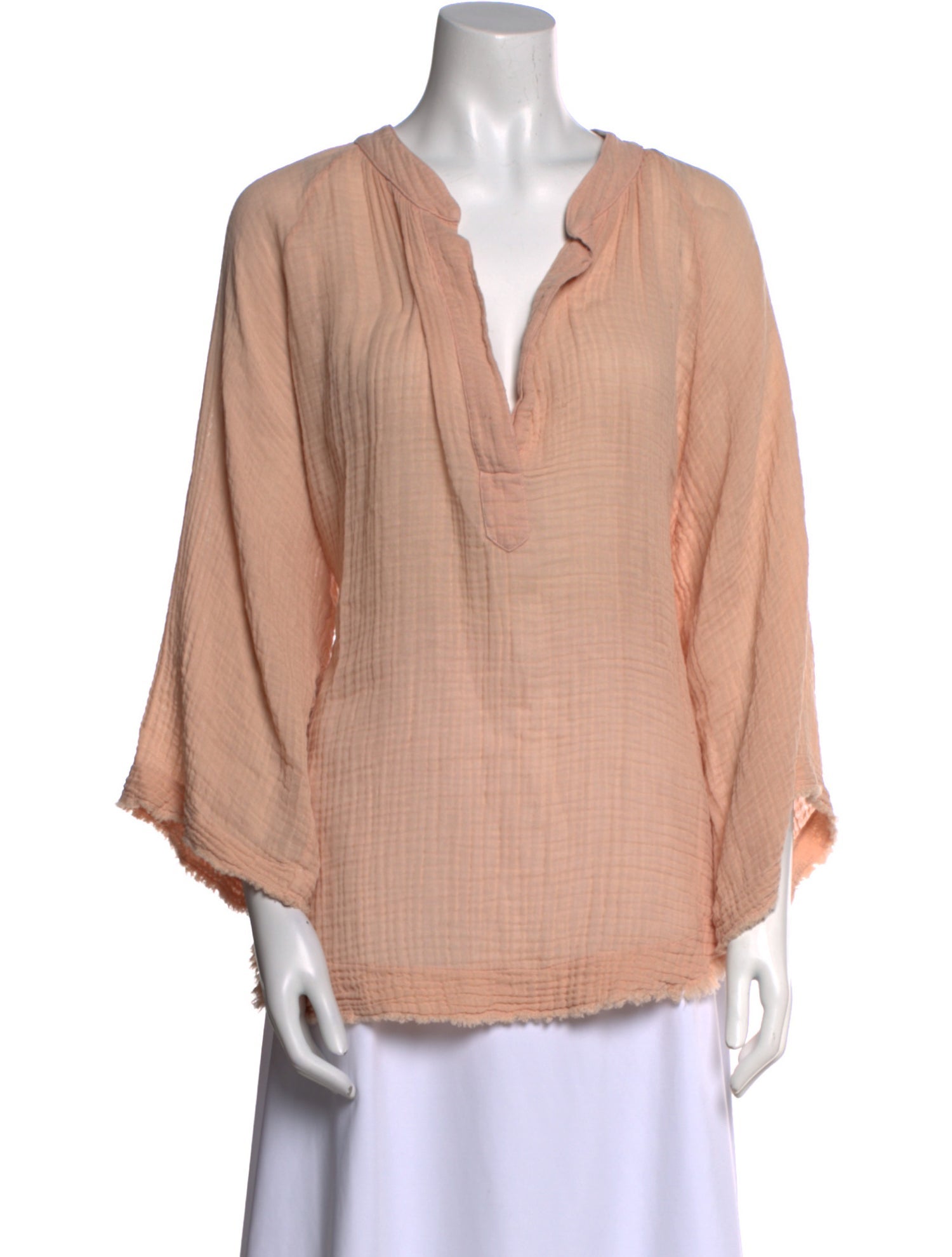 9seed V-Neck Long Sleeve Polo