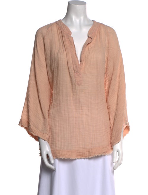 9seed V-Neck Long Sleeve Polo