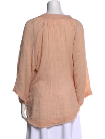 9seed V-Neck Long Sleeve Polo