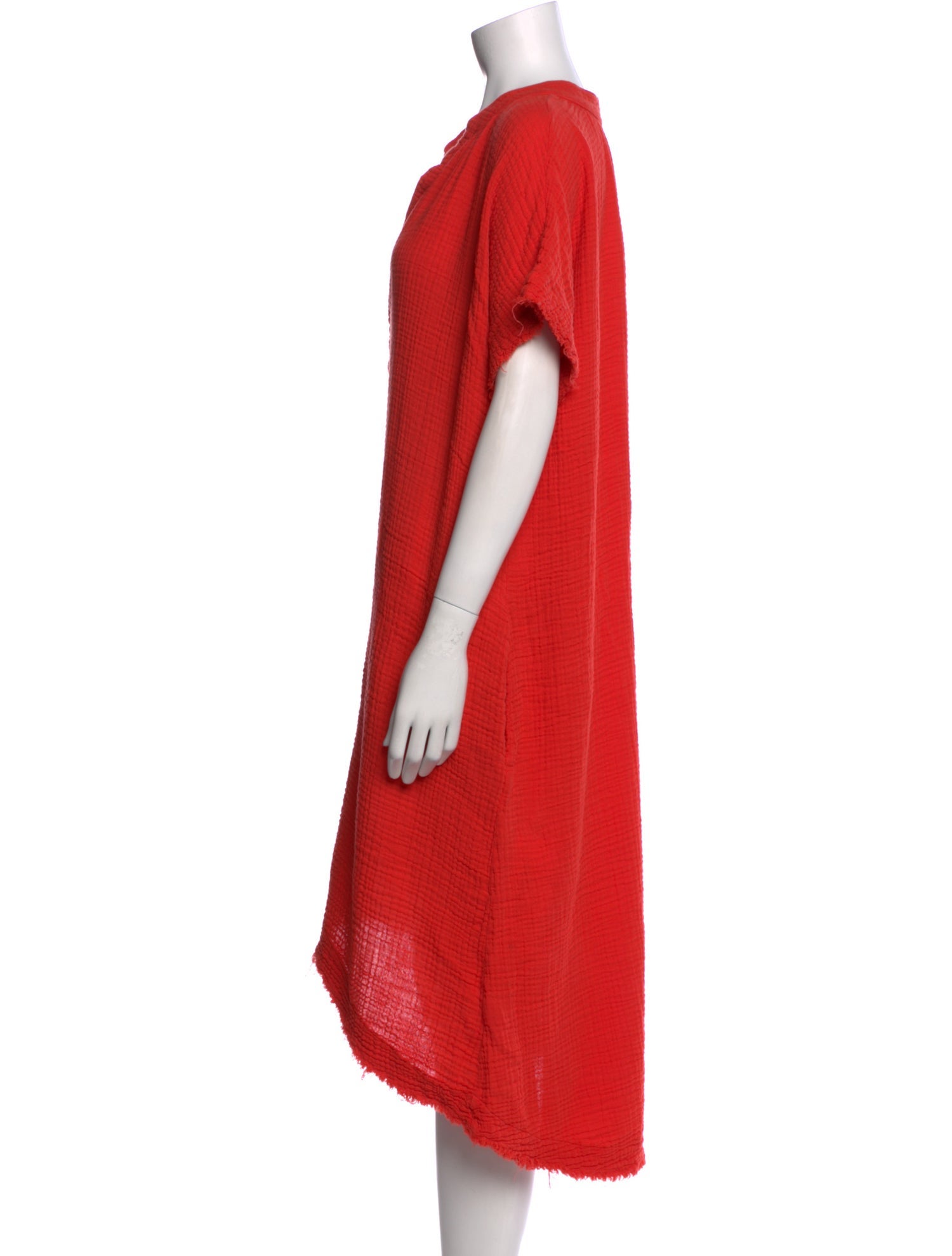 9seed V-Neck Midi Length Dress