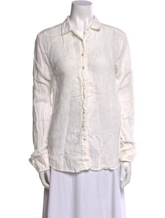 9seed Linen Long Sleeve Button-Up Top