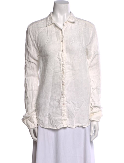 9seed Linen Long Sleeve Button-Up Top