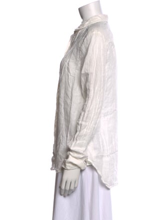 9seed Linen Long Sleeve Button-Up Top