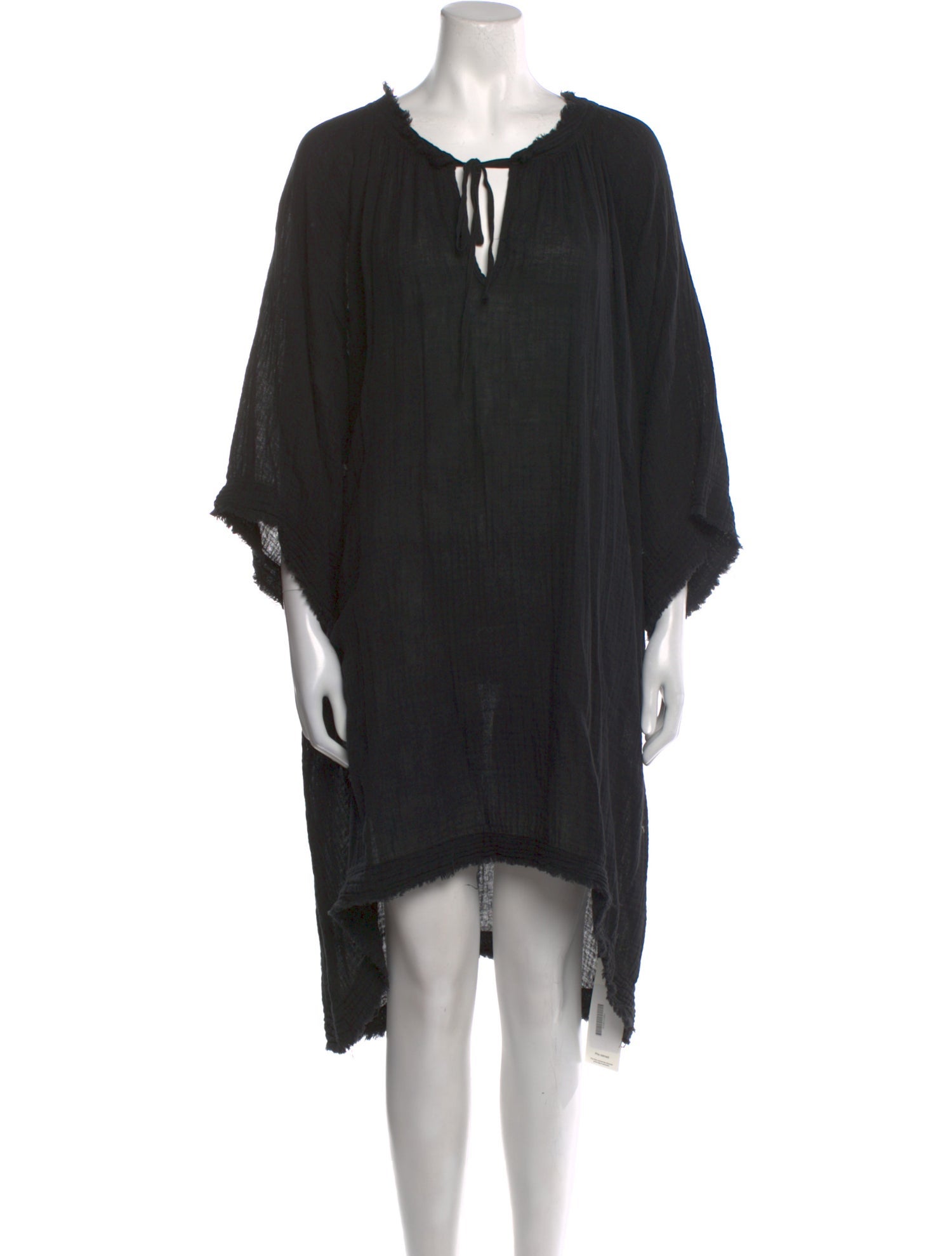 9seed Tie Neck Mini Dress