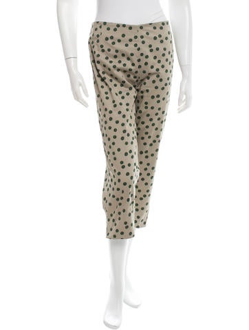 Samantha Sung Printed Mid-Rise Pants w/ Tags