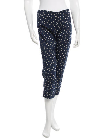 Samantha Sung Cropped Polka Dot Pants