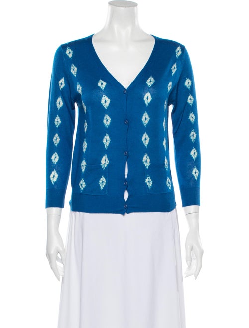 Samantha Sung Cashmere Tie-Dye Print Sweater w/ Ta
