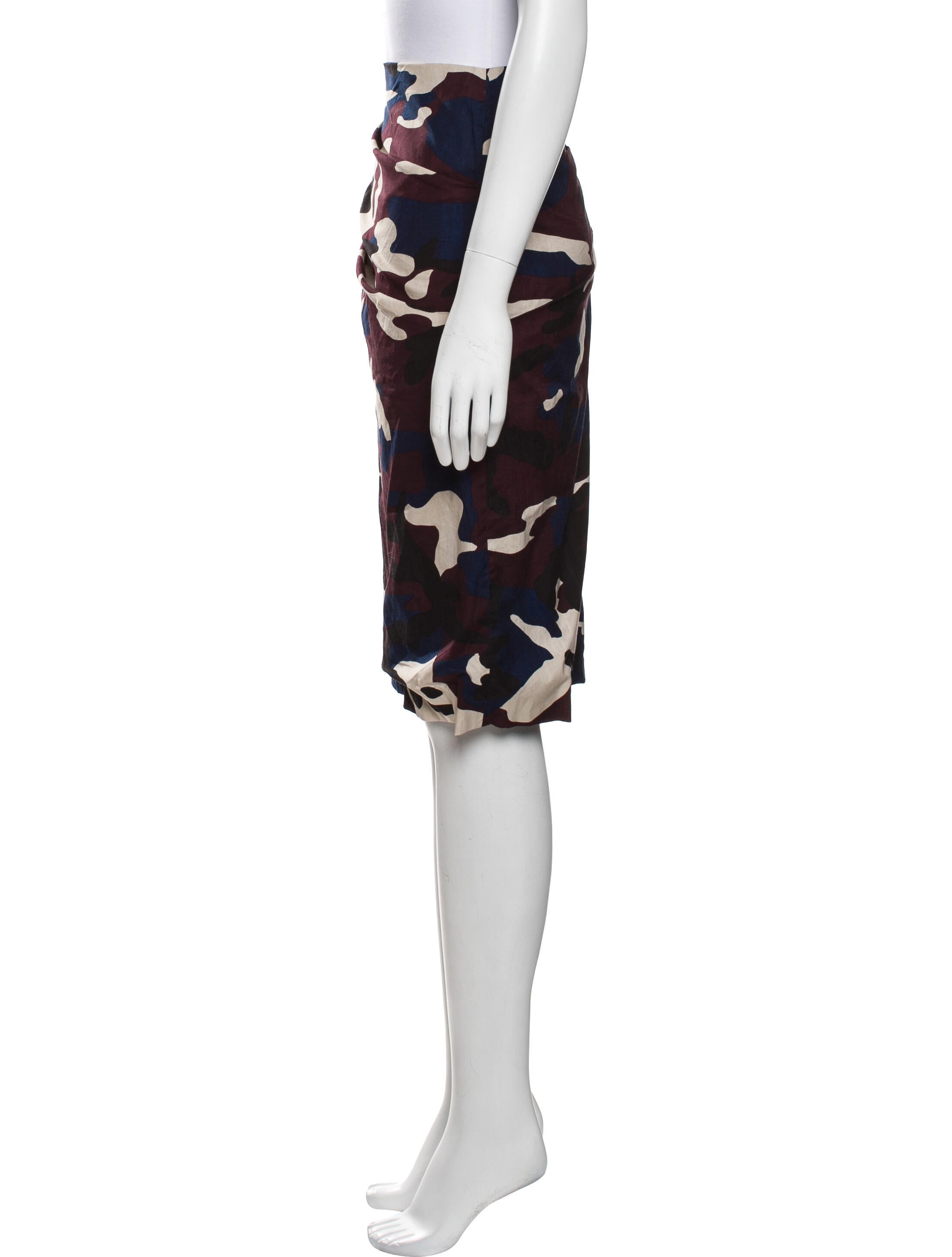 Samantha Sung Floral Print Knee-Length Skirt