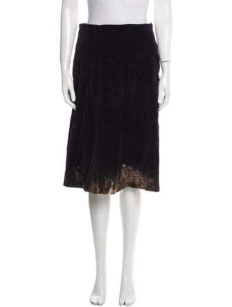 Samantha Sung Wool Knee-Length Skirt