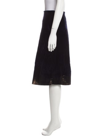 Samantha Sung Wool Knee-Length Skirt