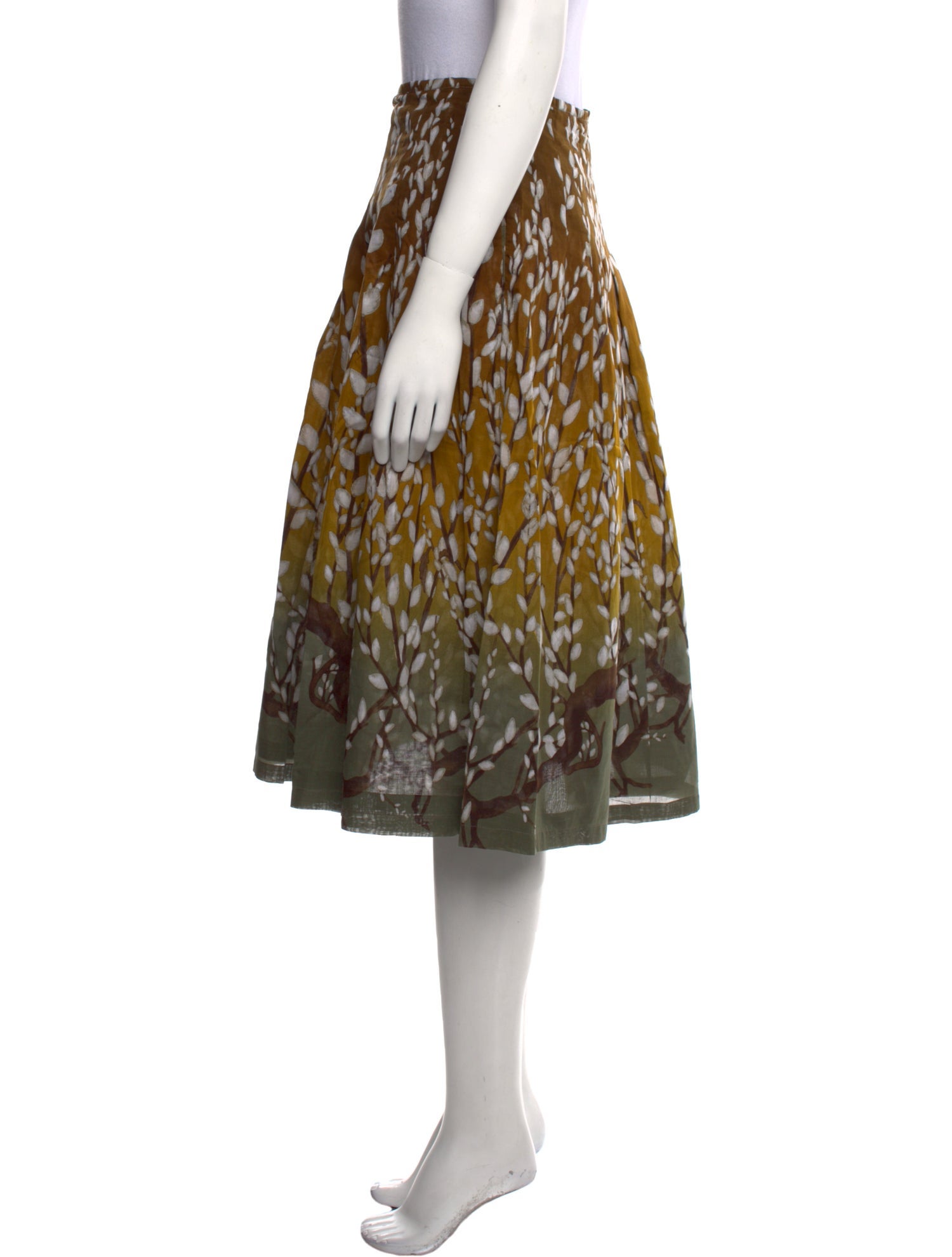 Samantha Sung Printed Knee-Length Skirt w/ Tags