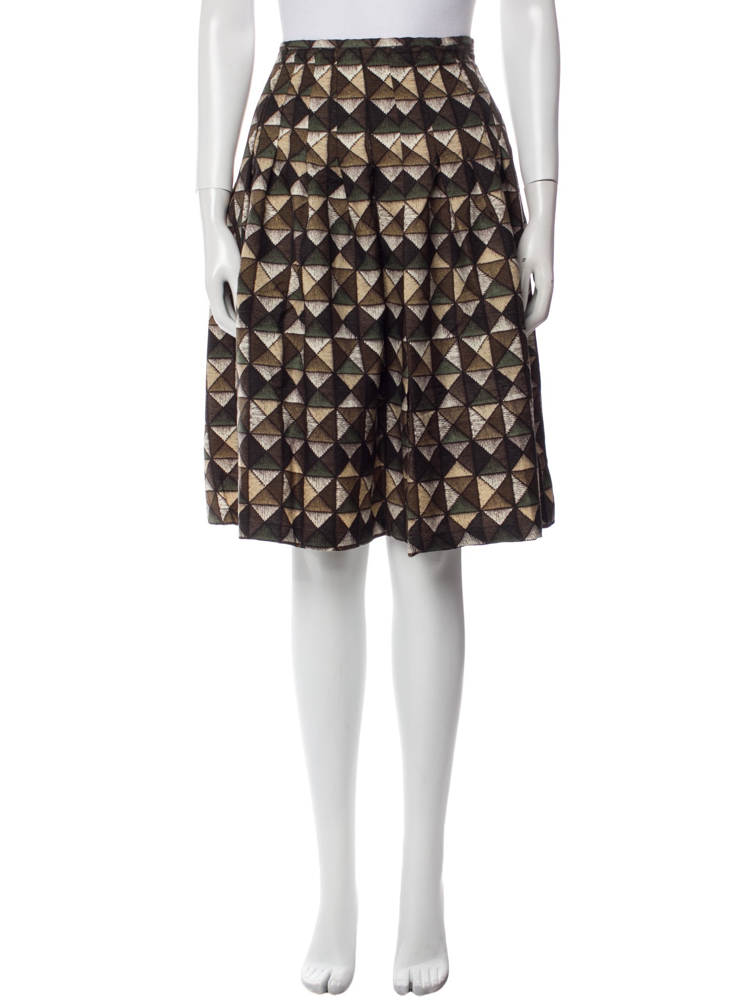 Samantha Sung Wool Knee-Length Skirt w/ Tags